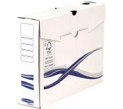 Fellowes Bankers Box Basic Pack de 25 Cajas de Archivo Definitivo A4+ 80mm - Montaje Manual - Carton Reciclado Certificacion FSC