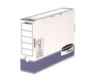 Fellowes Bankers Box Caja de Archivo Definitivo 80mm Folio - Montaje Automatico Fastfold - Carton Reciclado Certificacion FSC