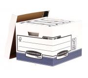 Fellowes Bankers Box Contenedor de Archivos - Montaje Automatico Fastfold - Carton Reciclado Certificacion FSC