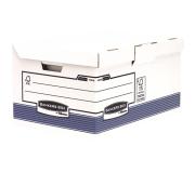 Fellowes Bankers Box Maxi Contenedor de Archivos - Tapa Fija - Montaje Automatico Fastfold - Carton Reciclado Certificacion FSC