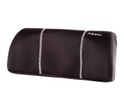 Fellowes Cojin Lumbar Portatil - Correa Ajustable - Funda Extraible y Lavable - Color Negro