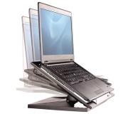 Fellowes Designer Suites Soporte para Portatil - Altura Ajustable en 4 Posiciones - Angulo de Inclinacion 30º - Base Antideslizante - Color Negro