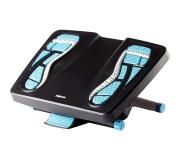 Fellowes Energizer Reposapies - 3 Ajuste de Altura - Superficie Efecto Masaje - Efecto Balanceo - Color Negro