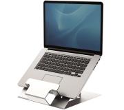 Fellowes Hylyft Soporte para Portatil - Diseño Minimalista - Plegable - Ajustable en 6 Alturas - Color Gris