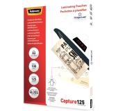 Fellowes Pack de 100 Fundas para Plastificar Brillo A3 - 125 Micras - Alta Calidad - Transparente