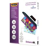 Fellowes Pack de 100 Fundas para Plastificar Brillo A3 - 80 Micras - Alta Calidad - Transparente