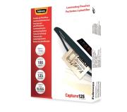 Fellowes Pack de 100 Fundas para Plastificar Tarjetas 83 x 113cm - 125 Micras - Alta Calidad - Transparente