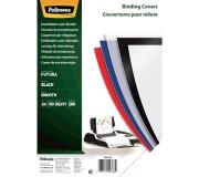 Fellowes Pack de 100 Portadas de Polipropileno A4 - 300 Micras - Muy Resistentes - Color Negro
