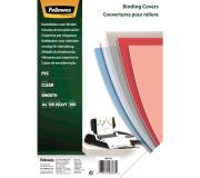 Fellowes Pack de 100 Portadas de PVC A4 - 300 Micras - Muy Resistentes - Transparente