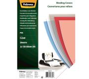Fellowes Pack de 100 Portadas para Encuadernar de PVC A3 - 200 Micras - Muy Resistentes - Transparente