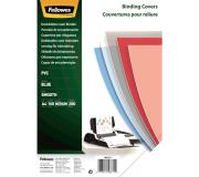 Fellowes Pack de 100 Portadas para Encuadernar de PVC A4 - 200 Micras - Muy Resistentes - Color Azul Transparente