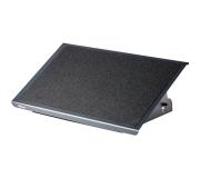 Fellowes Professional Series Reposapies Metalico - 3 Ajustes de Altura - Superficie de 560x340mm - Sistema Antideslizante