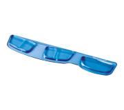 Fellowes Reposamuñecas para Teclado de Gel con Canal Ergonomico - Minimiza la Presion sobre la Muñeca - Color Azul