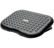 Fellowes Reposapies Inclinable - Inclinacion Ajustable - Gran Superficie Efecto Masaje - Color Negro
