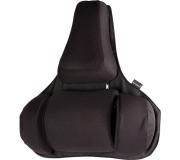 Fellowes Ultimate Professional Series Respaldo Lumbar - Seccion Central para Columna - Sistema de Triple Enganche - Color Negro