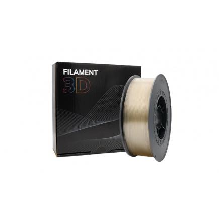 Filamento 3D PETG - Diametro 1.75mm - Bobina 1kg - Color Transparente