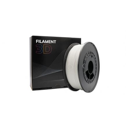 Filamento 3D PLA - Diametro 1.75mm - Bobina 1kg - Color Gris Claro