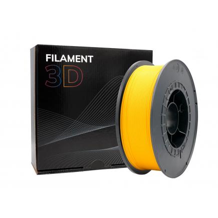 Filamento 3D PLA HD - Diametro 1.75mm - Bobina 1kg - Color Amarillo
