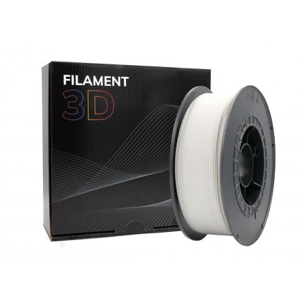 Filamento 3D PLA HD - Diametro 1.75mm - Bobina 1kg - Color Blanco