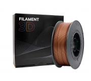 Filamento 3D PLA HD - Diametro 1.75mm - Bobina 1kg - Color Bronce