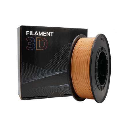 Filamento 3D PLA HD - Diametro 1.75mm - Bobina 1kg - Color Cuero