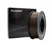 Filamento 3D PLA HD - Diametro 1.75mm - Bobina 1kg - Color Ebano