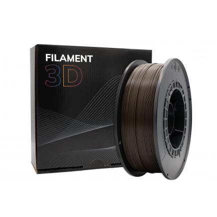 Filamento 3D PLA HD - Diametro 1.75mm - Bobina 1kg - Color Ebano