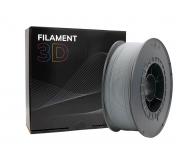 Filamento 3D PLA HD - Diametro 1.75mm - Bobina 1kg - Color Gris