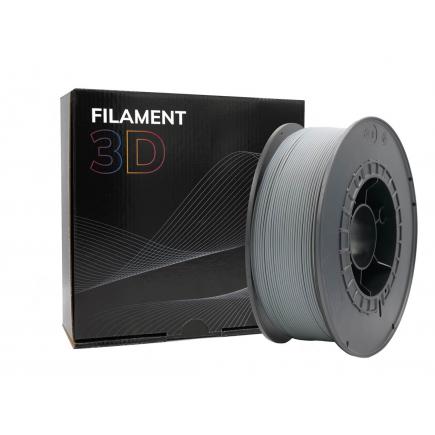 Filamento 3D PLA HD - Diametro 1.75mm - Bobina 1kg - Color Gris