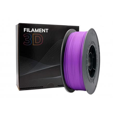 Filamento 3D PLA HD - Diametro 1.75mm - Bobina 1kg - Color Morado