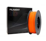 Filamento 3D PLA HD - Diametro 1.75mm - Bobina 1kg - Color Naranja