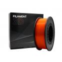 Filamento 3D PLA HD - Diametro 1.75mm - Bobina 1kg - Color Naranja Fluorescente