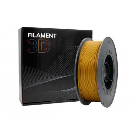 Filamento 3D PLA HD - Diametro 1.75mm - Bobina 1kg - Color Oro