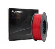 Filamento 3D PLA HD - Diametro 1.75mm - Bobina 1kg - Color Rojo