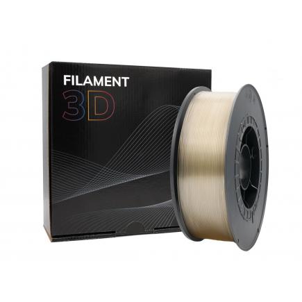 Filamento 3D PLA HD - Diametro 1.75mm - Bobina 1kg - Color Transparente