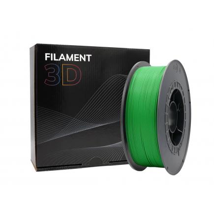 Filamento 3D PLA HD - Diametro 1.75mm - Bobina 1kg - Color Verde