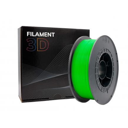 Filamento 3D PLA HD - Diametro 1.75mm - Bobina 1kg - Color Verde Fluorescente