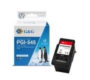 G&G Canon PG545XL Negro Cartucho de Tinta Remanufacturado - Muestra Nivel de Tinta - Reemplaza 8286B001/8287B001