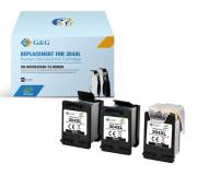 G&G HP 304XL V3 ECO-SAVER NEGRO CARTUCHOS DE TINTA REMANUFACTURADOS N9K08AE/N9K06AE (MUESTRA NIVEL DE TINTA)