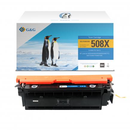 G&G HP CF360X Negro Cartucho de Toner COMPATIBLE - Reemplaza 508X