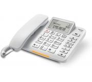 Gigaset DL380 Telefono Fijo para Pared o Sobremesa - Pantalla 3 Lineas - Teclas Grandes - Control de Volumen