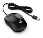 HP 1000 Raton USB 1200dpi - 3 Botones - Uso Ambidiestro - Cable de 1.50m - Color Negro