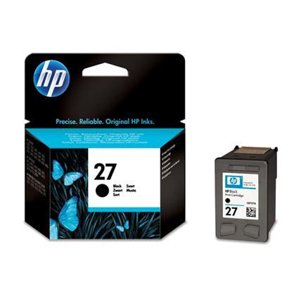 HP 27 Negro Cartucho de Tinta Original C8727AE