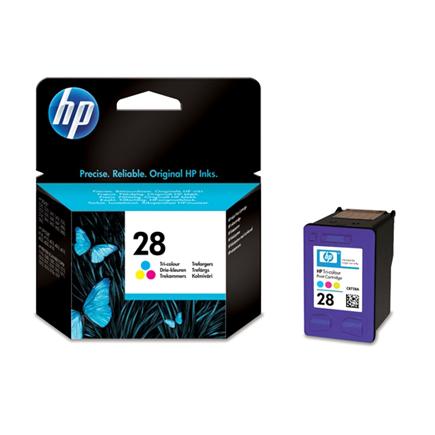 HP 28 Tricolor Cartucho de Tinta Original C8728AE