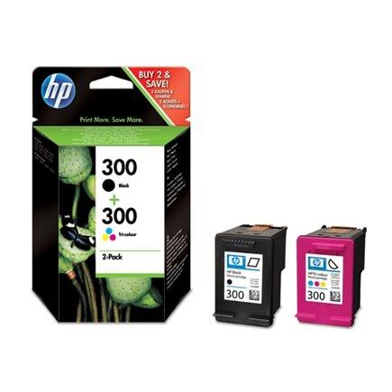 HP 300 Negro + Color Pack de 2 Cartuchos de Tinta Originales - CN637EE
