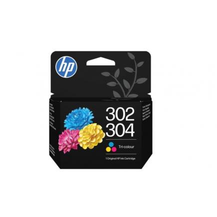 HP 302 / 304 Color Cartucho de Tinta Original - B7RT6AE / F6U65AE / N9K05AE