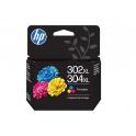 HP 302XL / 304XL Color Cartucho de Tinta Original - B7RT8AE / F6U67AE / N9K07AE