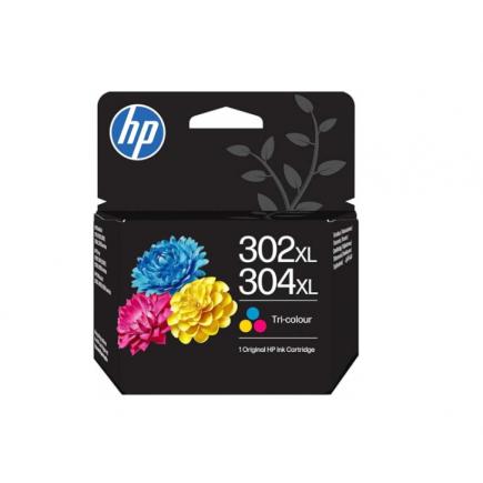HP 302XL / 304XL Color Cartucho de Tinta Original - B7RT8AE / F6U67AE / N9K07AE