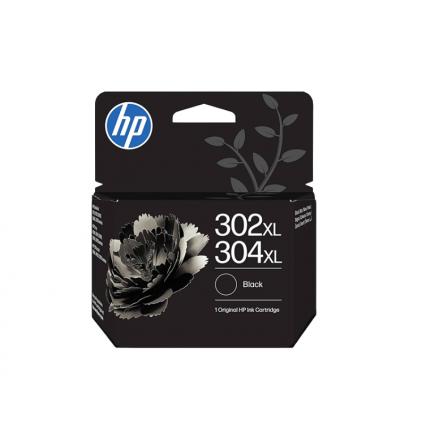 HP 302XL / 304XL Negro Cartucho de Tinta Original - B7RT9AE / F6U68AE / N9K08AE
