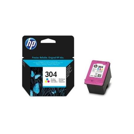 HP 304 Color Cartucho de Tinta Original - N9K05AE